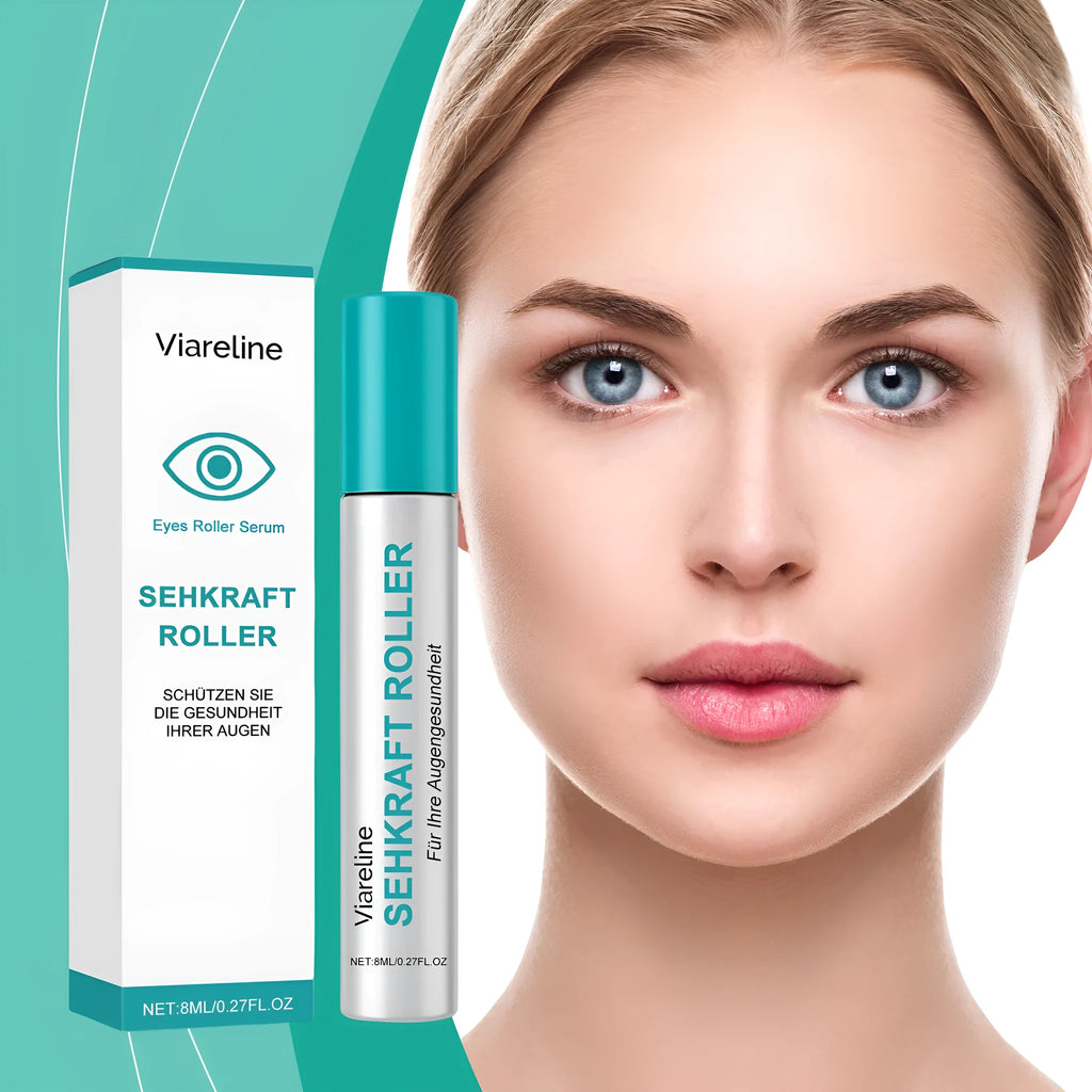 8ML tube of mild massage eye care ball gel with mentha piperita extract for cooling eye contour application.