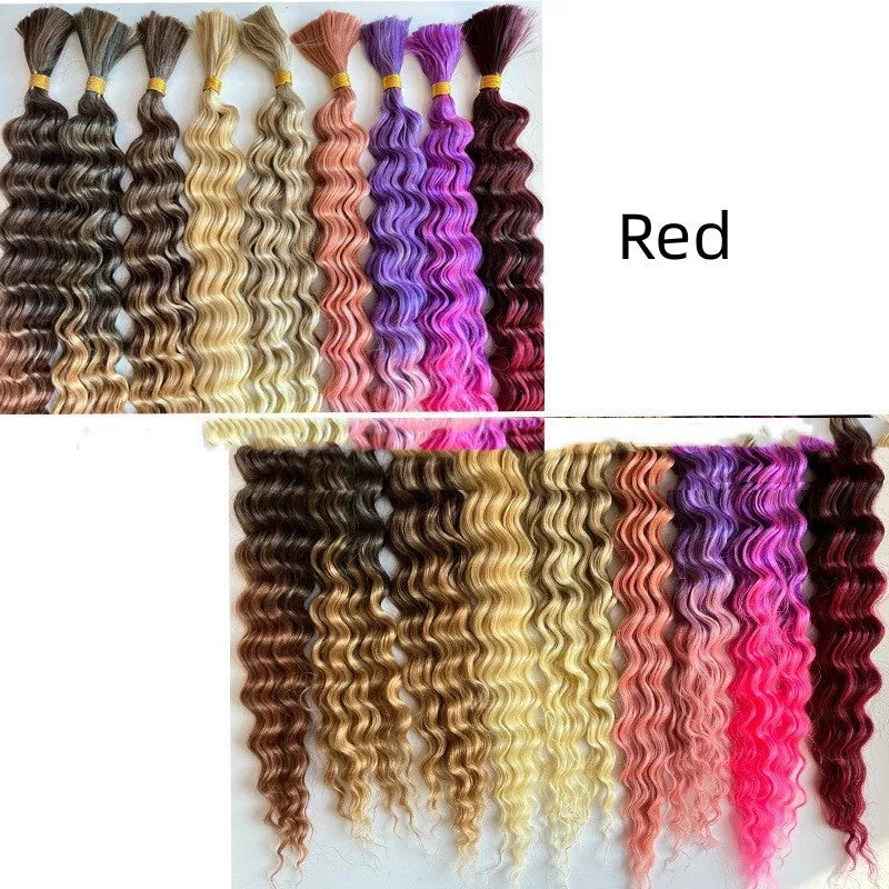 Boho Braids deep twist synthetic hair extension in beach wave style, 22 inch 100g domestic silk fibre