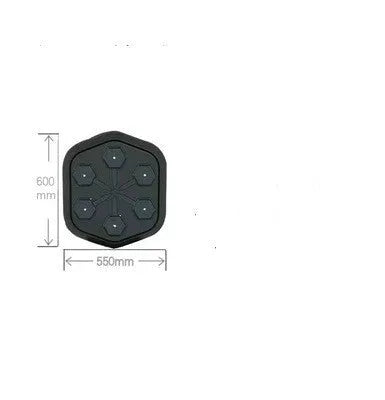 Black smart boxing machine with Bluetooth connectivity and EVA construction for home fitness training