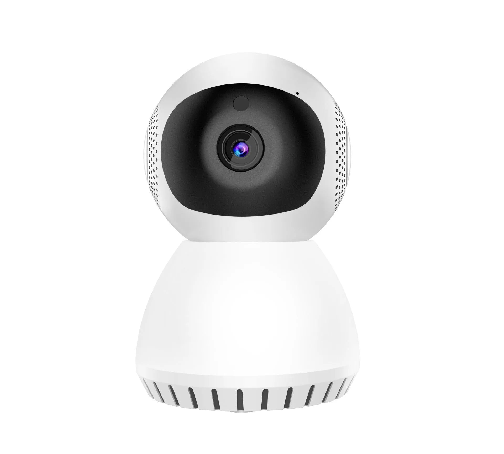 White dual-frequency wireless 1080p HD home security camera with mounting bracket