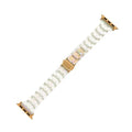 Colorful transparent resin watch strap with laser carving for Apple Watch