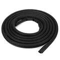 Black rubber sliding door seal strip for Toyota Hiace high roof van, 5 metres long