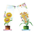 Handmade American style diamond painting desktop note clip decoration measuring 19cm wide.
