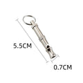 Metallic adjustable ultrasonic dog whistle for barking control and training