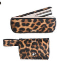Light luxury storage protective bag in leopard print and yellow colour options