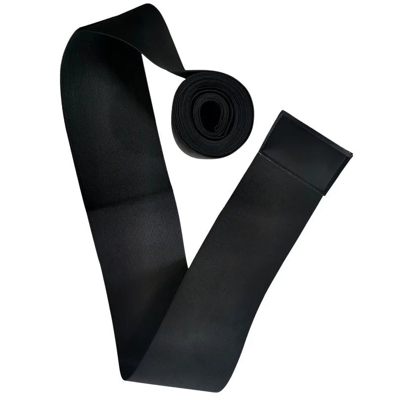Latex silk waist trainer belt showing 10cm width and length options for women's exercise restraint