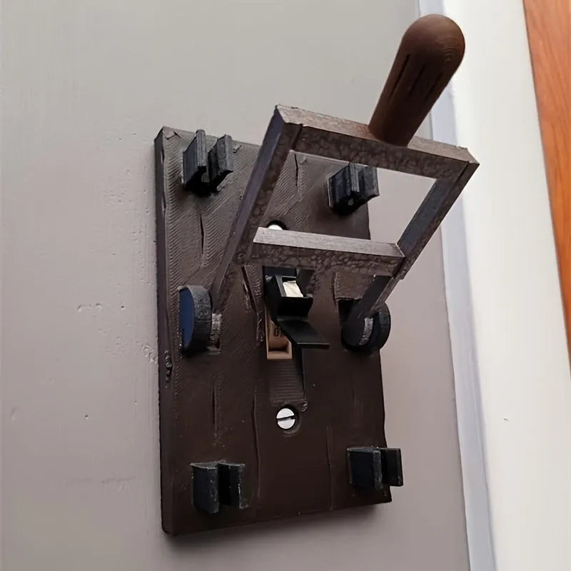 DZ1V1 mechanical switch plate with retro design for exposed installation
