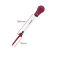 Electrohydraulic hydrometer for automotive battery electrolyte specific gravity testing