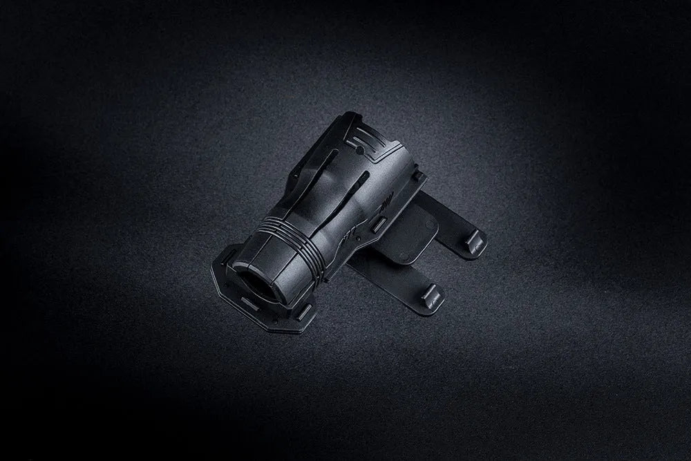 Nylon Glass Fiber 360-degree Rotating V6 Tactical Torch Quick Pull Sleeve Holster Black for Flashlights 27-30mm Head Diameter Waist Belt Up to 50mm Quick Draw Sleeve for TA30 TA15 TA01 TA10 E6 E51 P60 PA5 P5G T5 T7 TA40