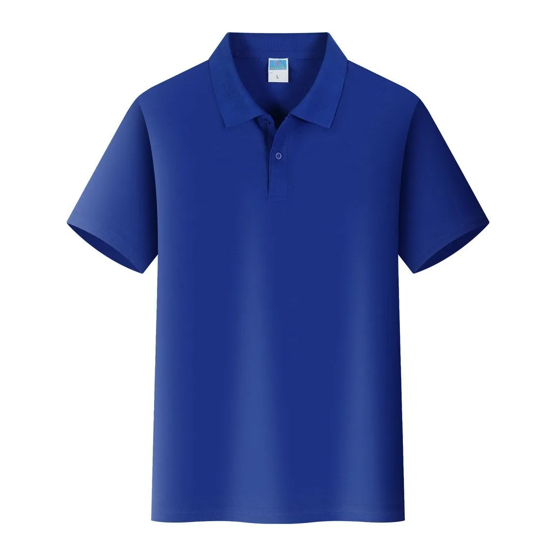Cotton work shirt for embroidery in multiple colours with straight cut pullover design