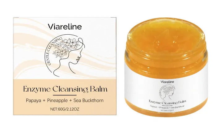 60g jar of deep cleansing makeup remover cream with coconut oil and fruit extracts.