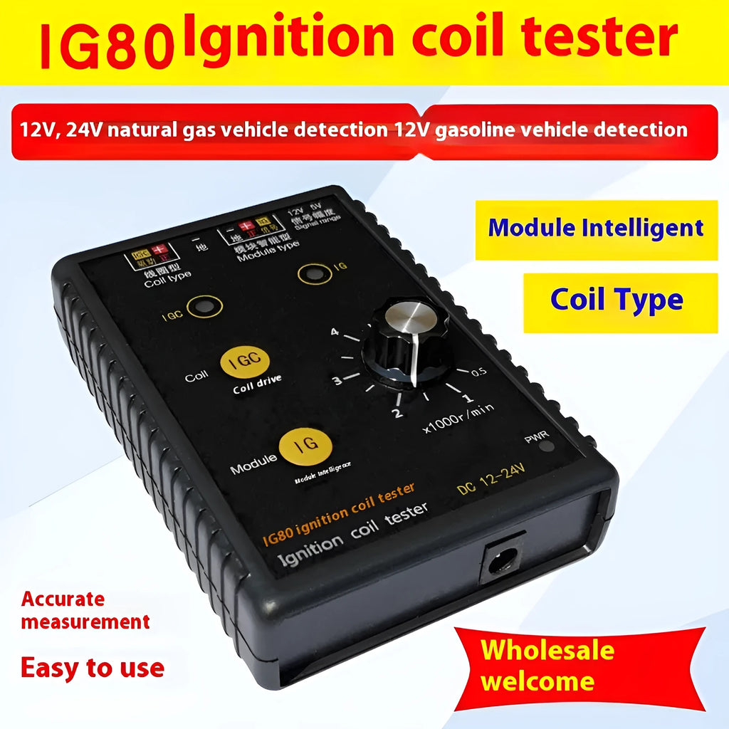 IG80 automobile ignition coil detector for petrol and natural gas vehicles