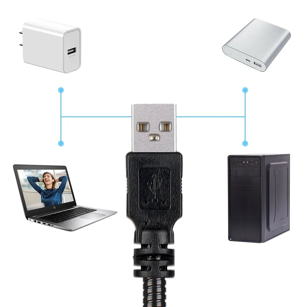 Adjustable Earth and Moon projection lamp with USB cable on a rotating bracket.