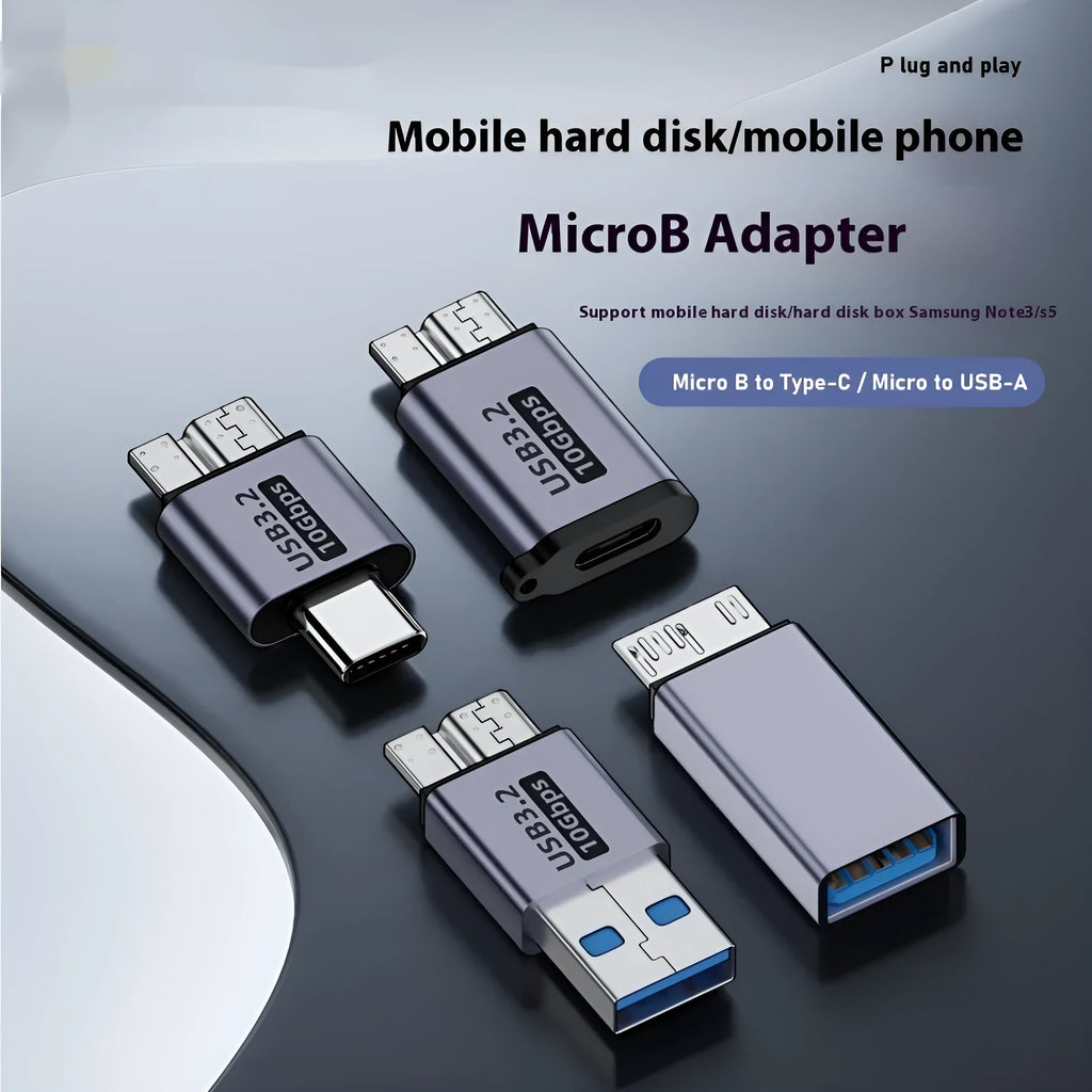 USB AM to Micro-B adapter connector for old hard drives and mobile devices