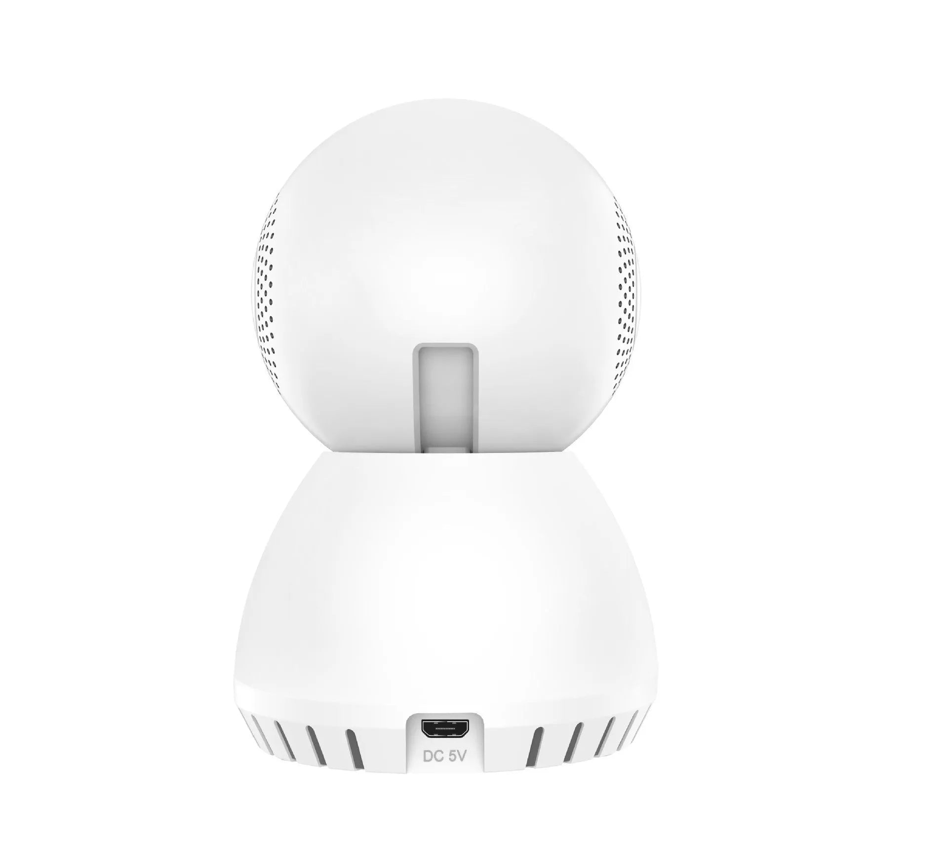 White dual-frequency wireless 1080p HD home security camera with mounting bracket