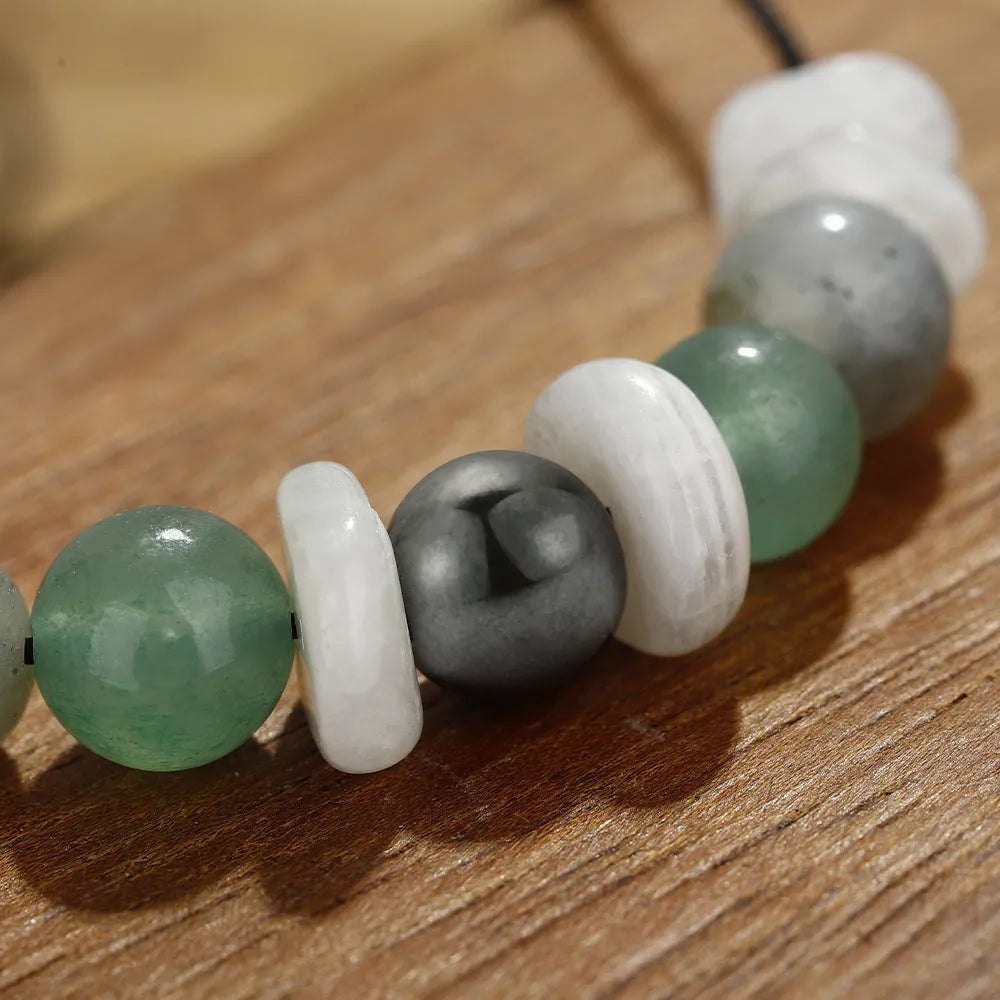 Geometric stone bead bracelet for women in colour 3906 with manual processing