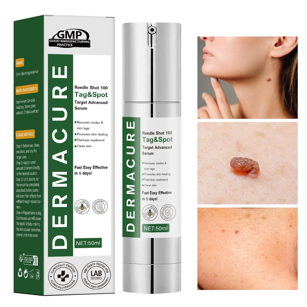 Gentle facial care solution bottle with 50ml net content for skin cleansing