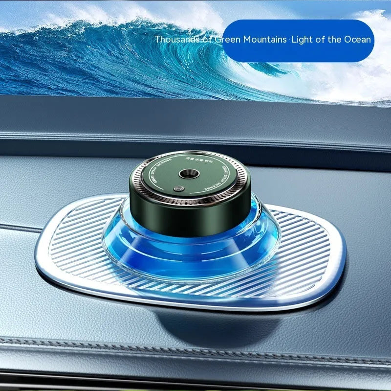 Car smart spray fragrance device with 50ml refill cartridge for vehicle interior odour control