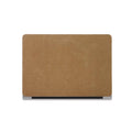 Cocoa brown suede laptop sleeve case compatible with Apple MacBook Air and Pro models