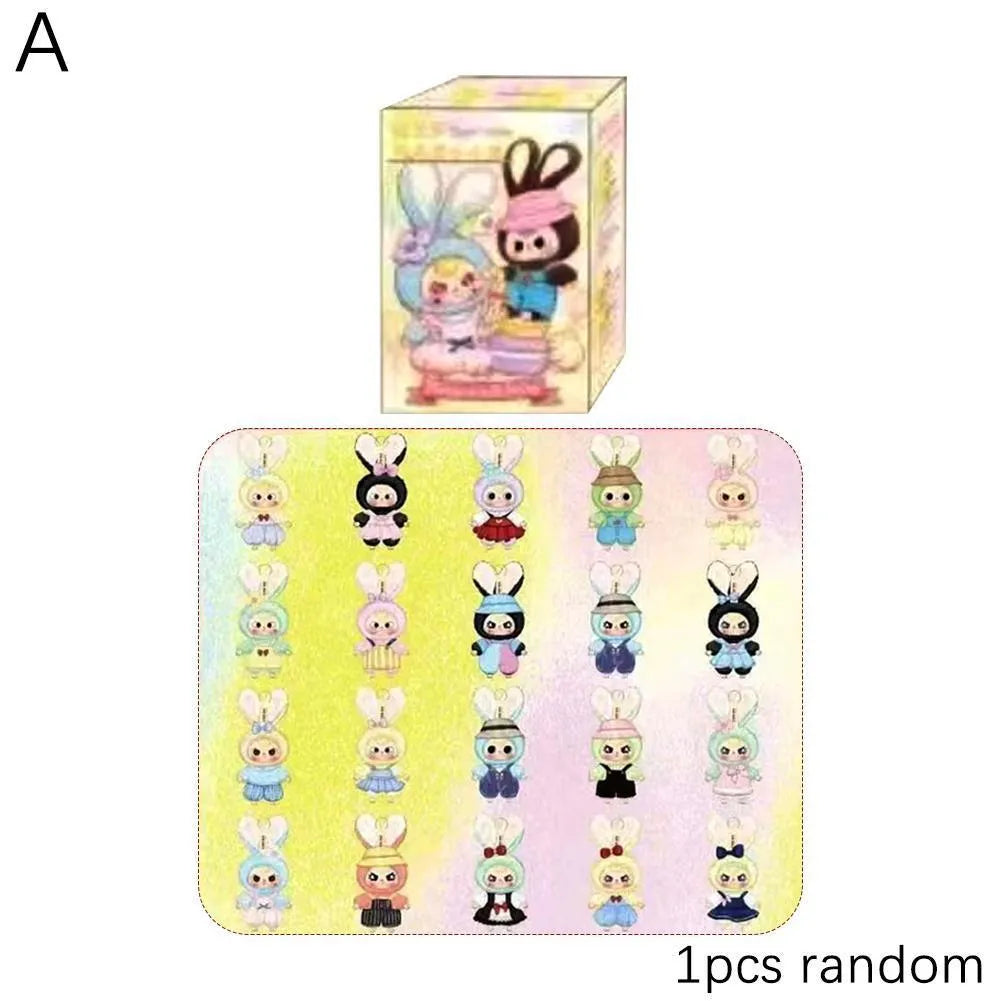 Plush blind box toy decorative hanging creative cute doll random colour single box packaging