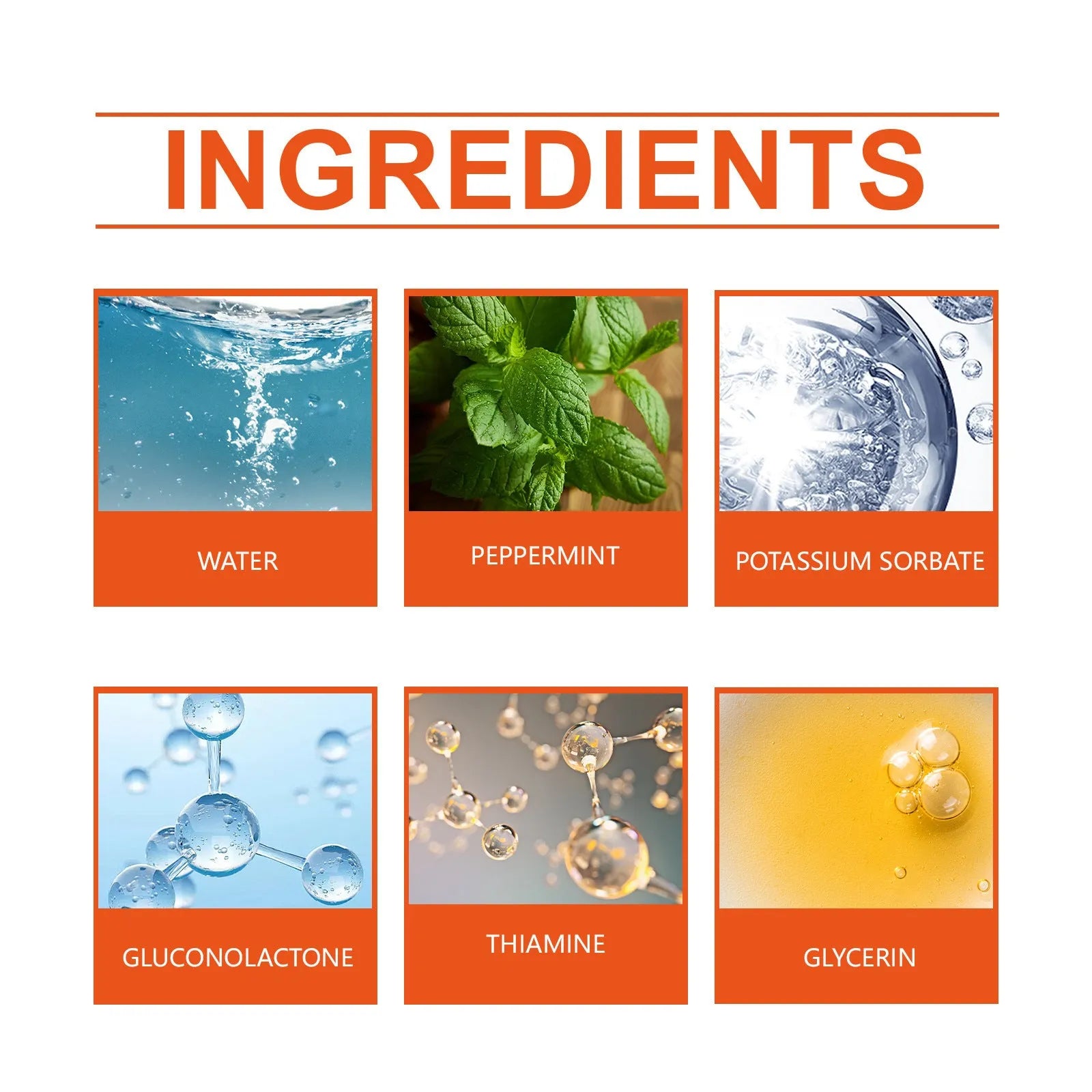 Googeer 20ml height increasing drops bottle with dropper containing peppermint extract and vitamin B1