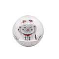 JDM Lucky Cat acrylic gear head with three metal adapters on a grey background