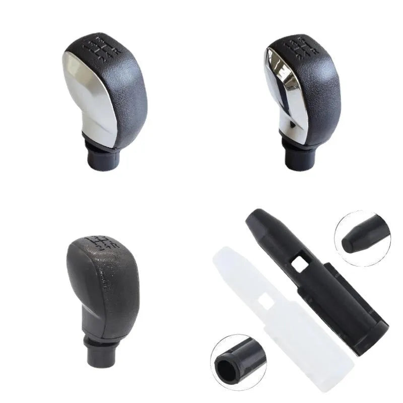 Peugeot Citroen replacement gear shift head with leather covering and dustproof handball design