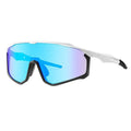 Mountaineering goggles with full-frame design and colourful PC lenses for climbing and snow.