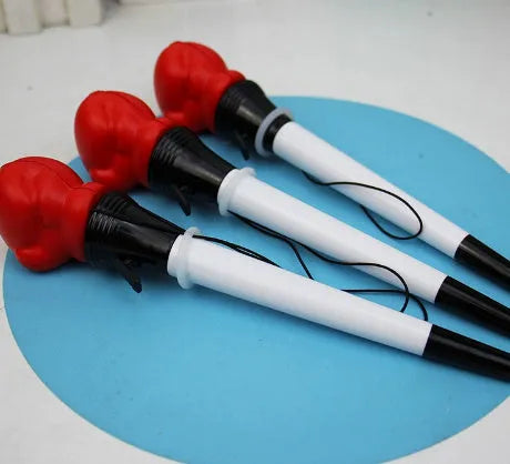 4-pack of ejection pens with boxing press mechanism and plug-in sleeve design