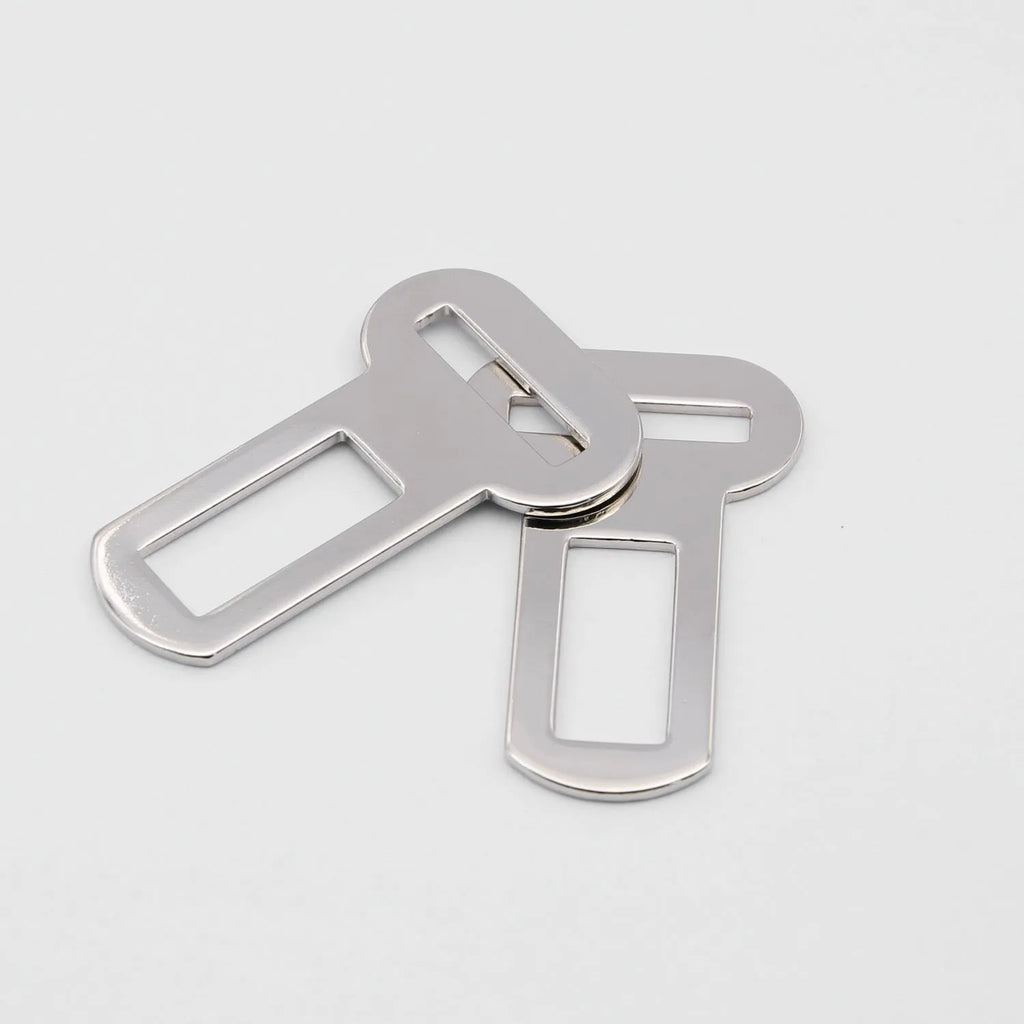 26mm silvery metal pet car safety buckle for vehicle travel restraint systems