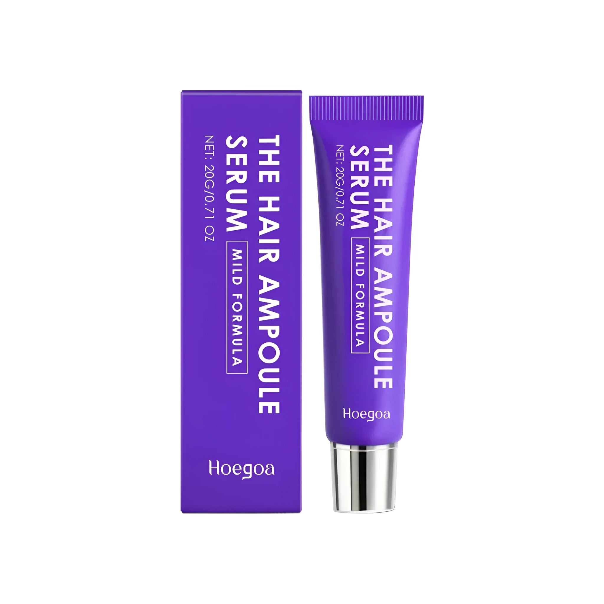 20g hair ampoule serum with peppermint oil in a roll-on bottle for scalp application