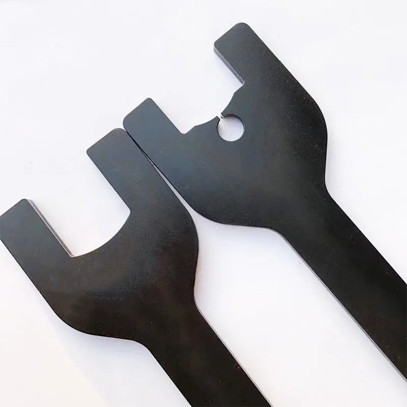 Two heavy-duty alloy steel wrenches for Land Rover fan couplers, sizes 36mm and 40mm.