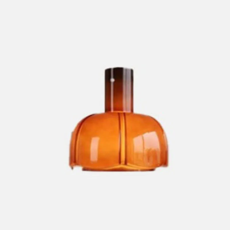 Medieval-style glass bud pendant chandelier light fitting in a retro design.