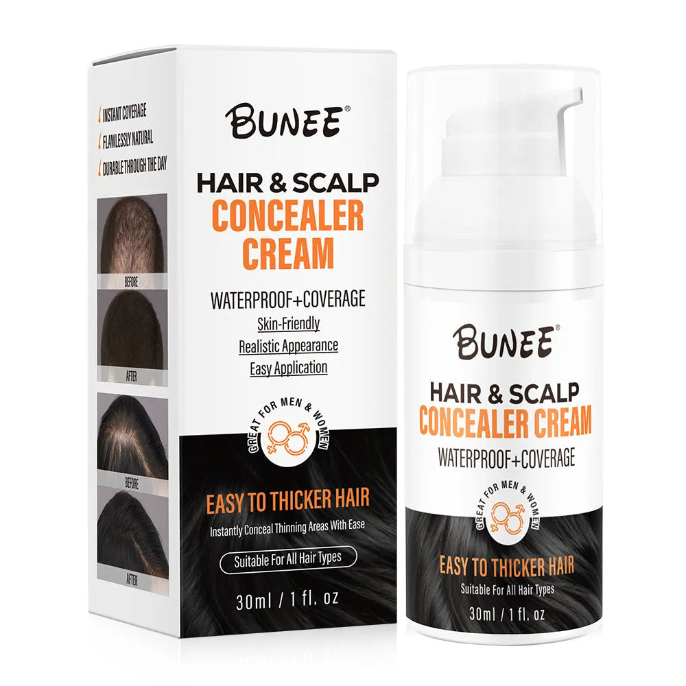 30 ml tube of scalp concealer pomade for covering thinning hair and nourishing the scalp