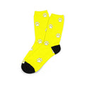 Personalised photo print cartoon pattern mid-calf tube socks in multiple colours