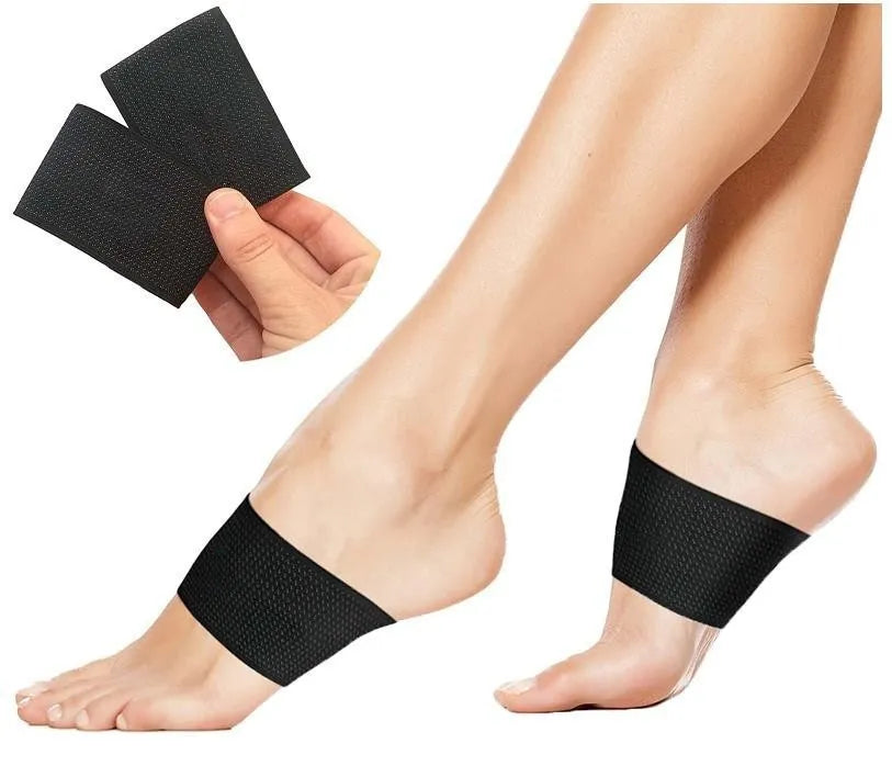 PU elastic foot bandage cover with arch support in ordinary and heart style designs