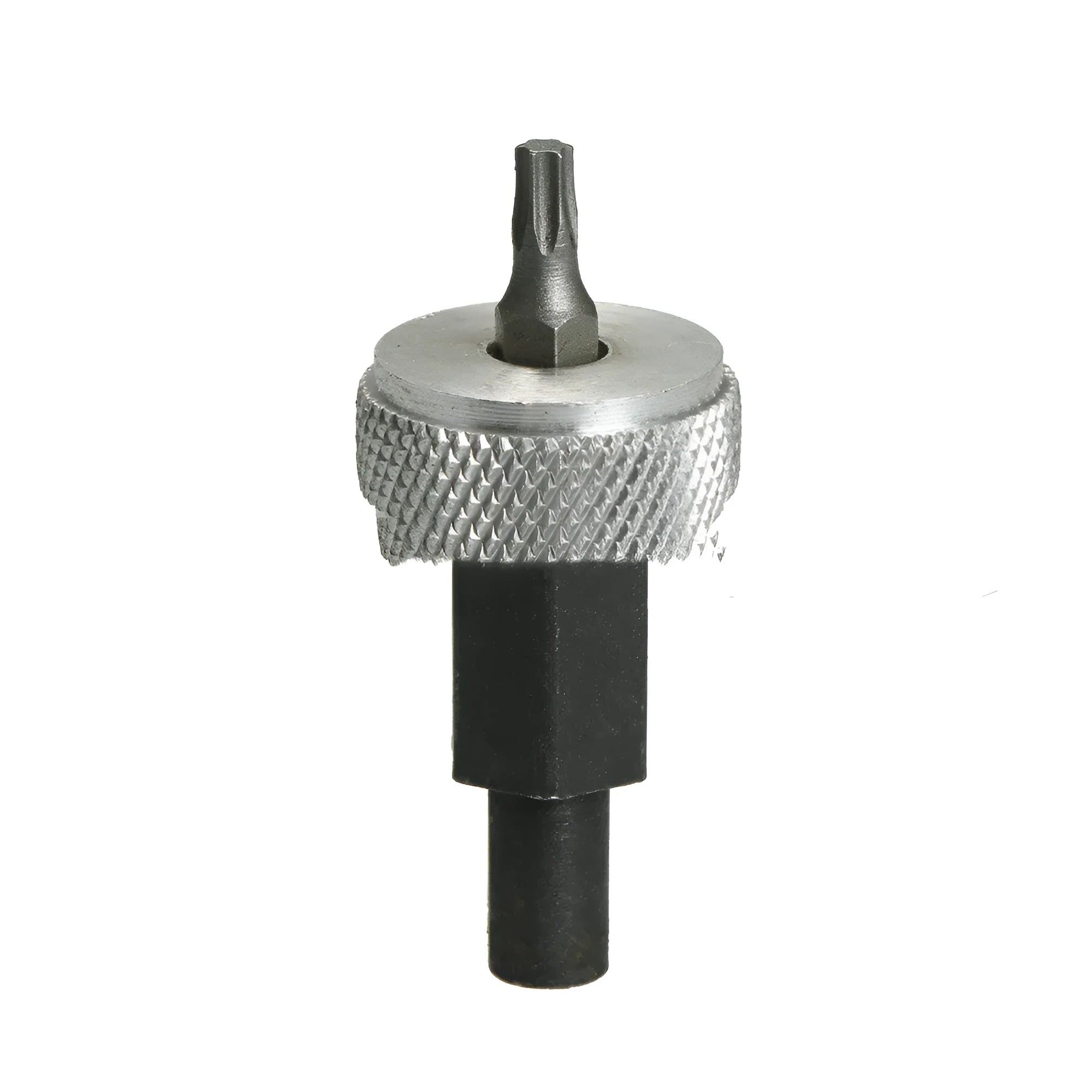 Ignition module wrench tool for distributor block mounting with knurled aluminium knobs