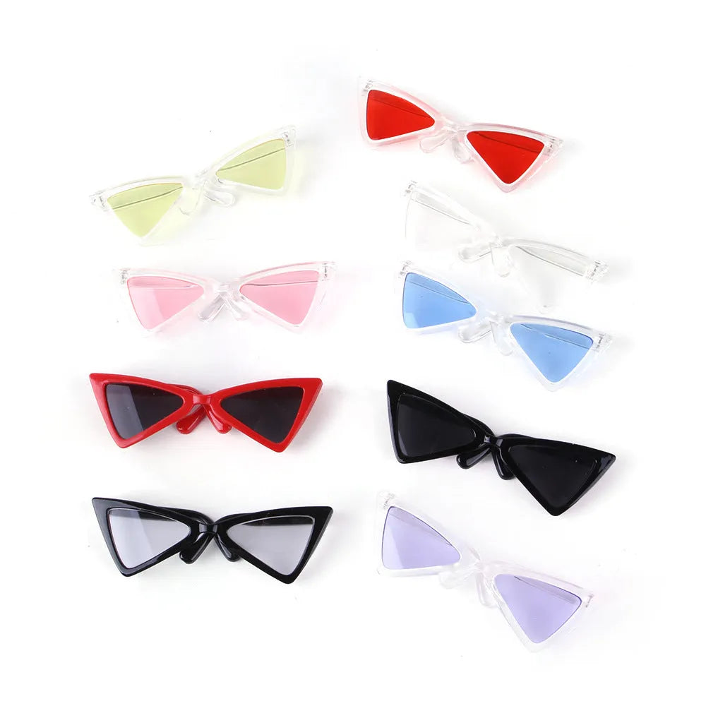 Funny plastic glasses for dogs and cats in nine colours with leisure-style plastic frames