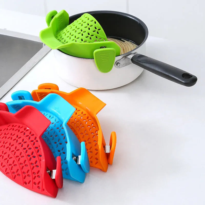 Silicone pot side drain stopper in modern minimalist style with sunshade leak-proof design