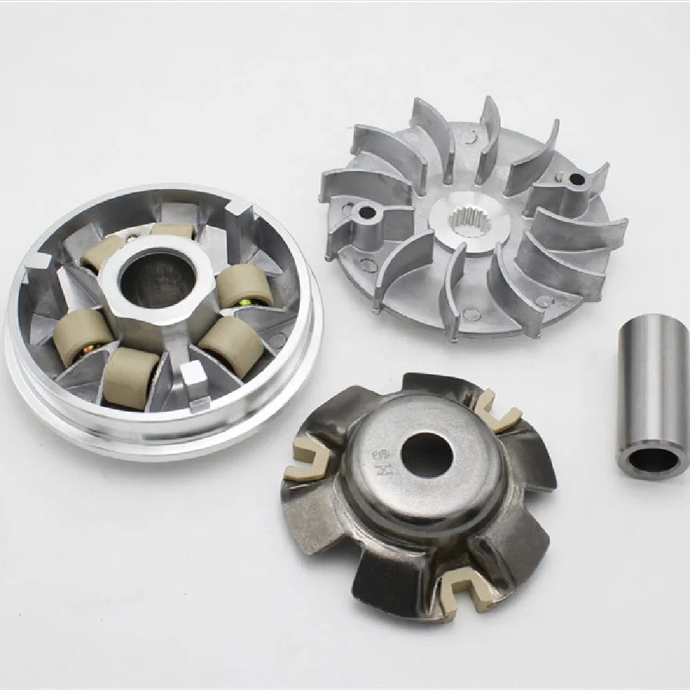 Metal motorcycle clutch plate accessories set for Guangyang 125 front belt sheave replacement in picture colour