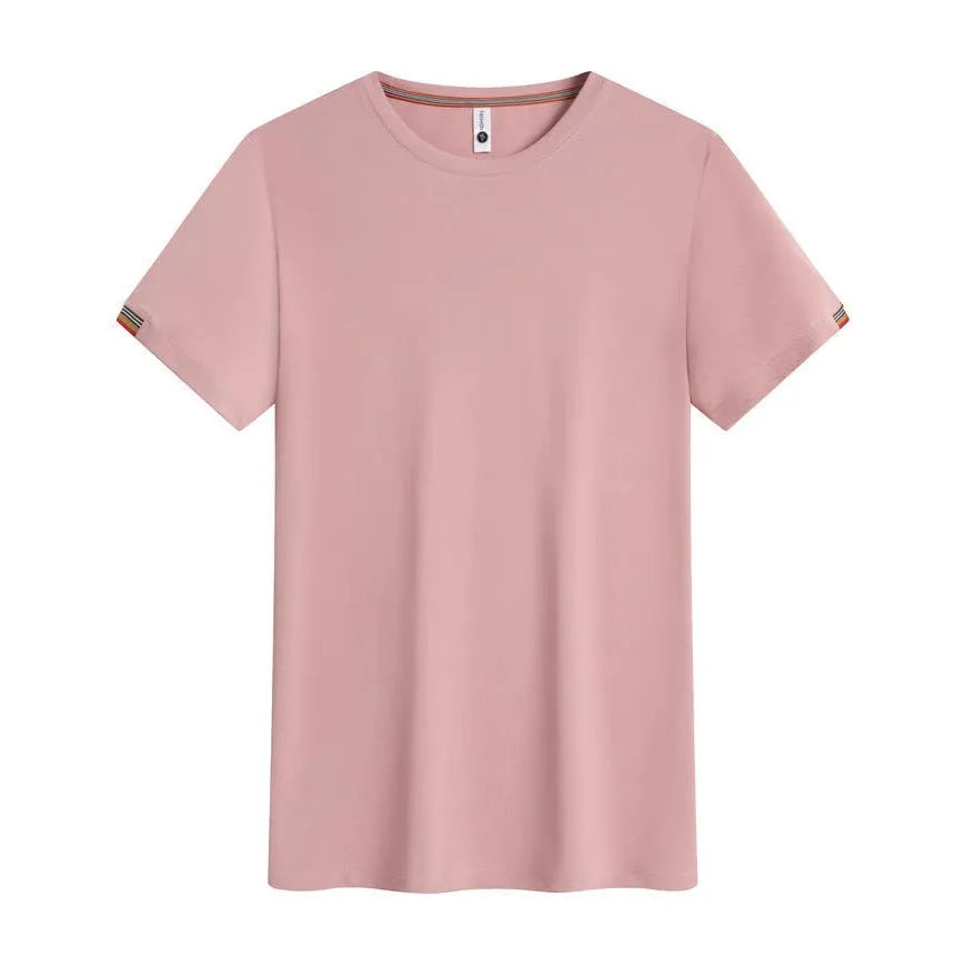 Men's round neck ice-feel pullover in business casual style showing colour options