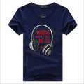 Fashion men's round neck letter print short sleeve cotton T-shirt in white with creative fun tie dye design