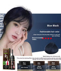 Plant Pure hair dye cream in plastic container showing colour options for covering white hair