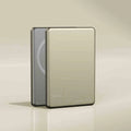Ultra thin titanium alloy magnetic power bank with wireless charging, 20W, 10000mAh, Titanium Gray