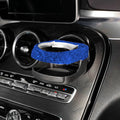 White diamond rhinestone car air vent cup holder and ashtray bracket made of ABS plastic