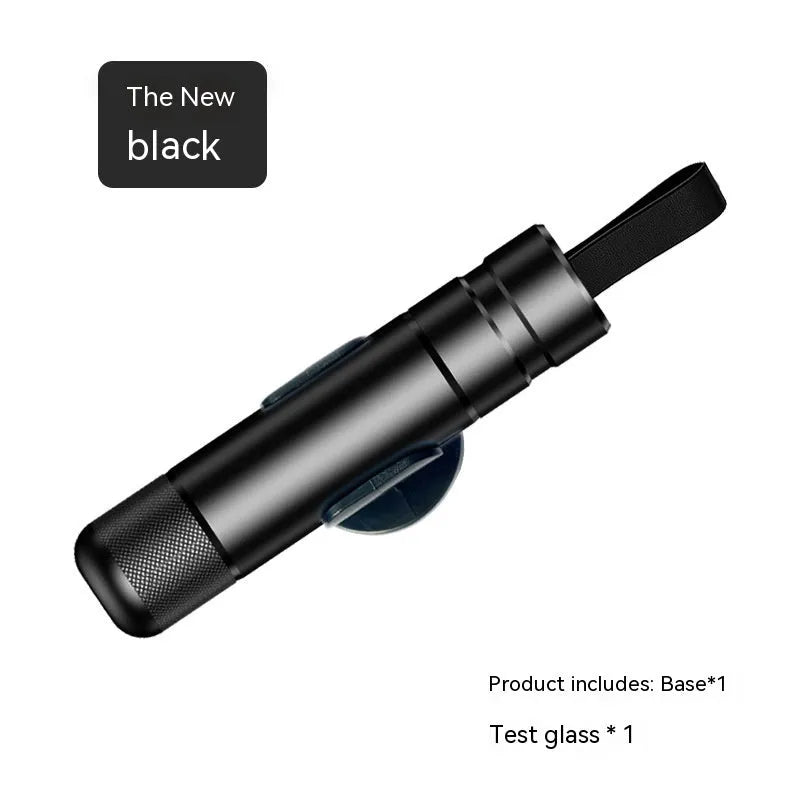 Aluminium alloy car safety hammer with seatbelt cutter and LED torch in 20x88mm size