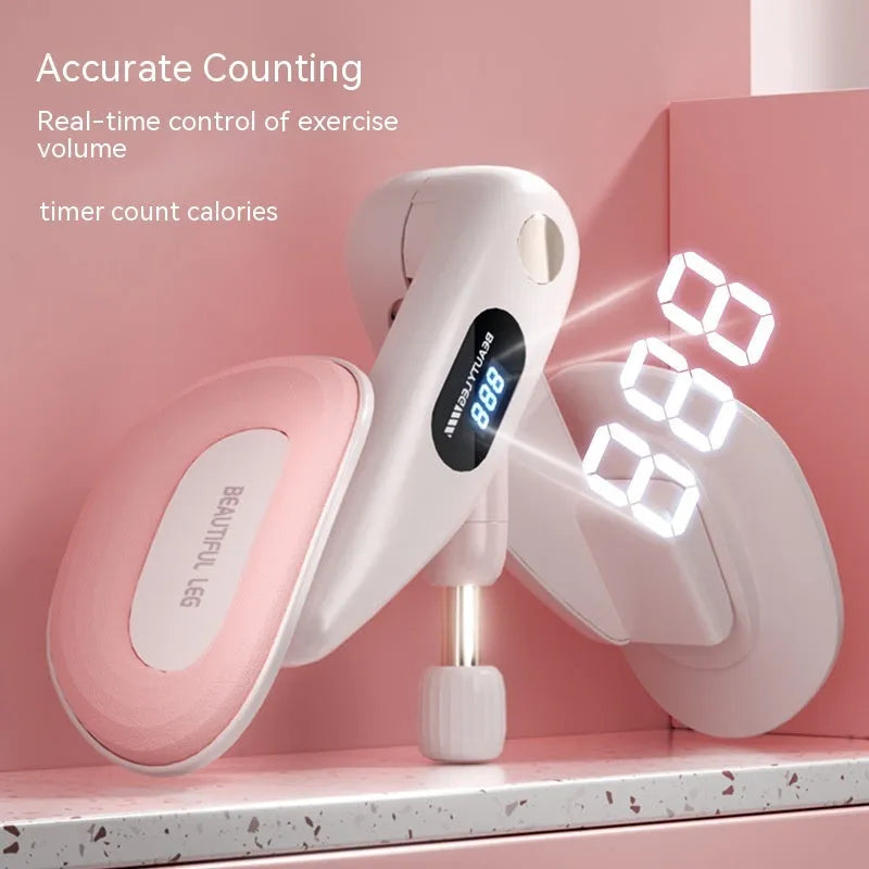 Counting pelvic floor muscle trainer repair device in grey colour with ABS spring foam construction
