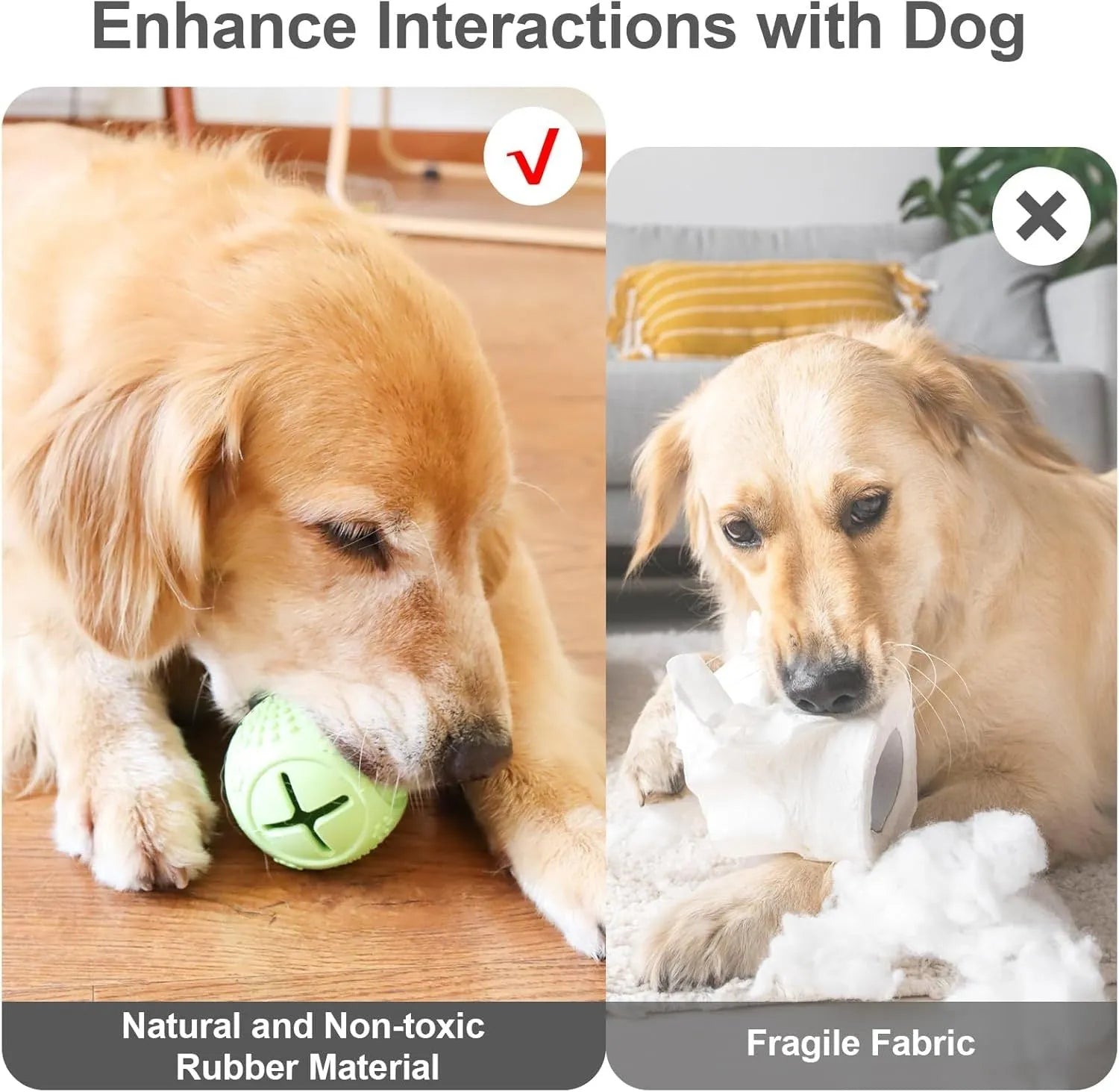 Blue natural rubber bone-shaped dog chew toy for aggressive chewers on a plain background.