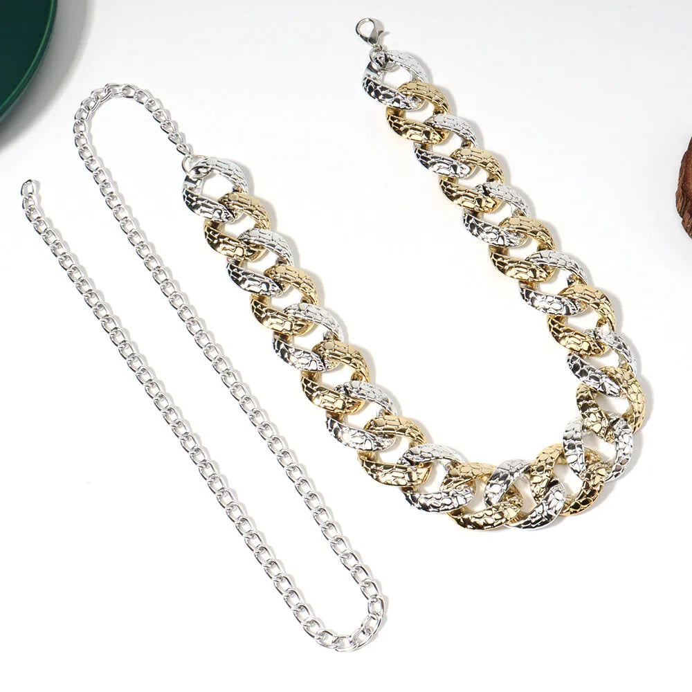 Acrylic body chain with electroplated colour mixture, adjustable 70-100cm for women summer use