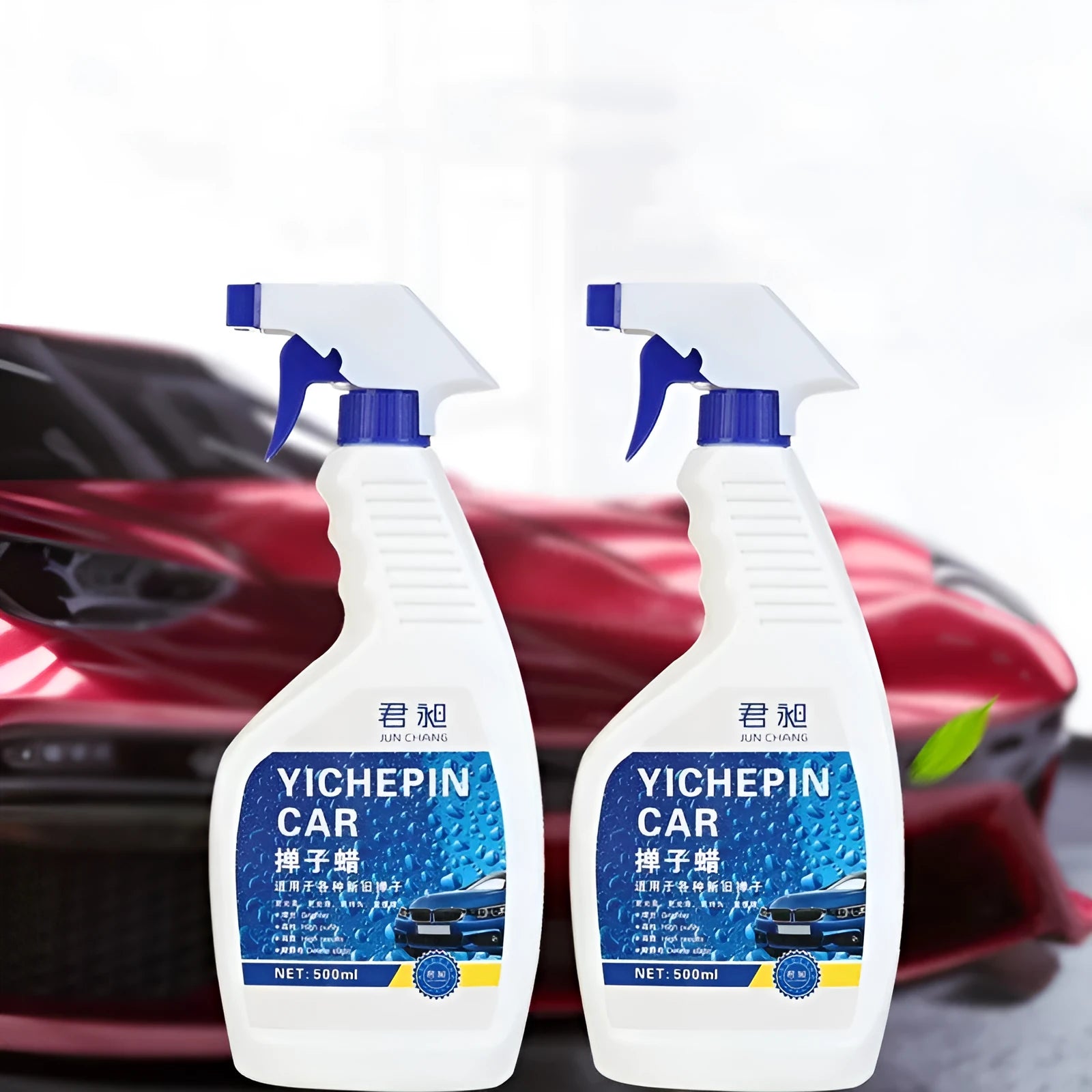 500ml powder sprayer car wax bottle for automotive paint maintenance